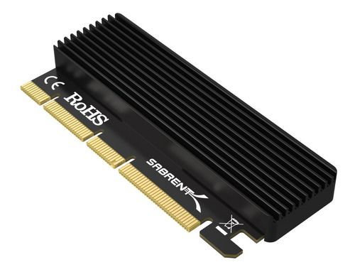 Imagen 1 de 3 de Adaptador Tarjeta Ssd Nvme M.2 A Pcie Sabrent Disipador