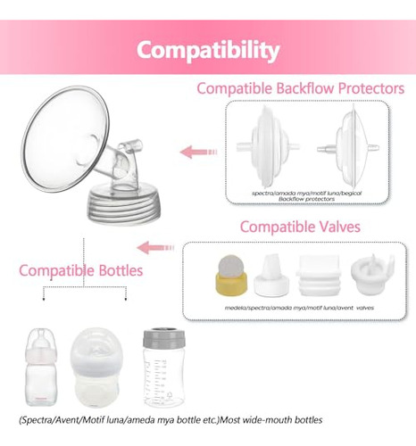 Válvula De Pico De Pato Y Brida De 24 Mm Compatible Con Los
