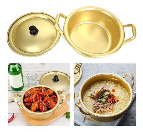 Imagen 8 de 12 de Cocina Coreana Sopa De Fideos Ramen Olla 18 Cm