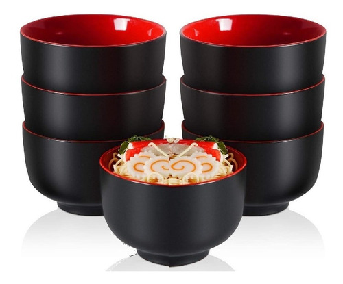 Imagem 1 de 4 de 6 Bowl Cumbuca Japonesa 900ml Tigela Sushi Melamina Atacado