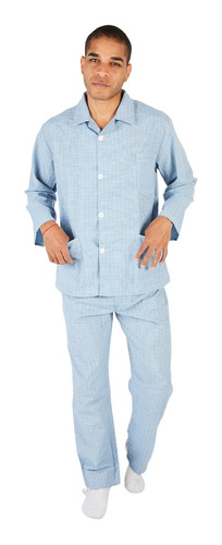 Pijama Hombre Invierno Camisero Polo Club