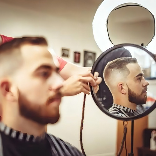Barbeador Elétrico Aparador De Barba E Cabelo Sem... - 13055