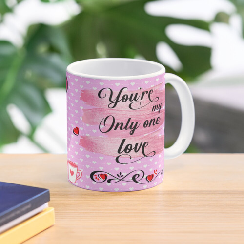 Tazas Estampadas Personalizadas Del Dia De Los Enamorados