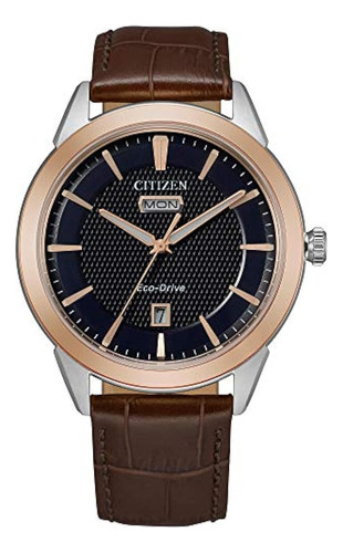 Reloj Para Hombre Citizen Eco-drive Con Correa De Cuero Marr