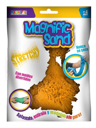 Imagen 2 de 4 de Magnific Sand Arena Kinetica 450g Moldes Accesorios Playking