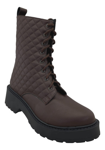 Botas Botines Mujer Combat Boots Raul Coss 11-0806 Cafe