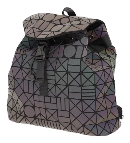 Mochila Bolsa Geometrica Tornasol Moda Broche e Color Tornasol