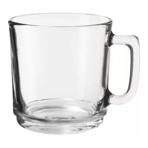 Tazón Jarro Vidrio Rigolleau Flint Apilable Taza 270 Ml X 12