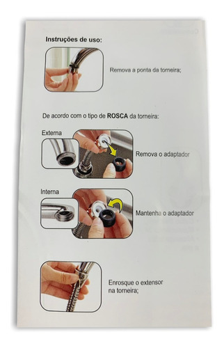 Imagem 7 de 10 de Extensor Torneira 360 Adaptador Flexível Cozinha Banheiro