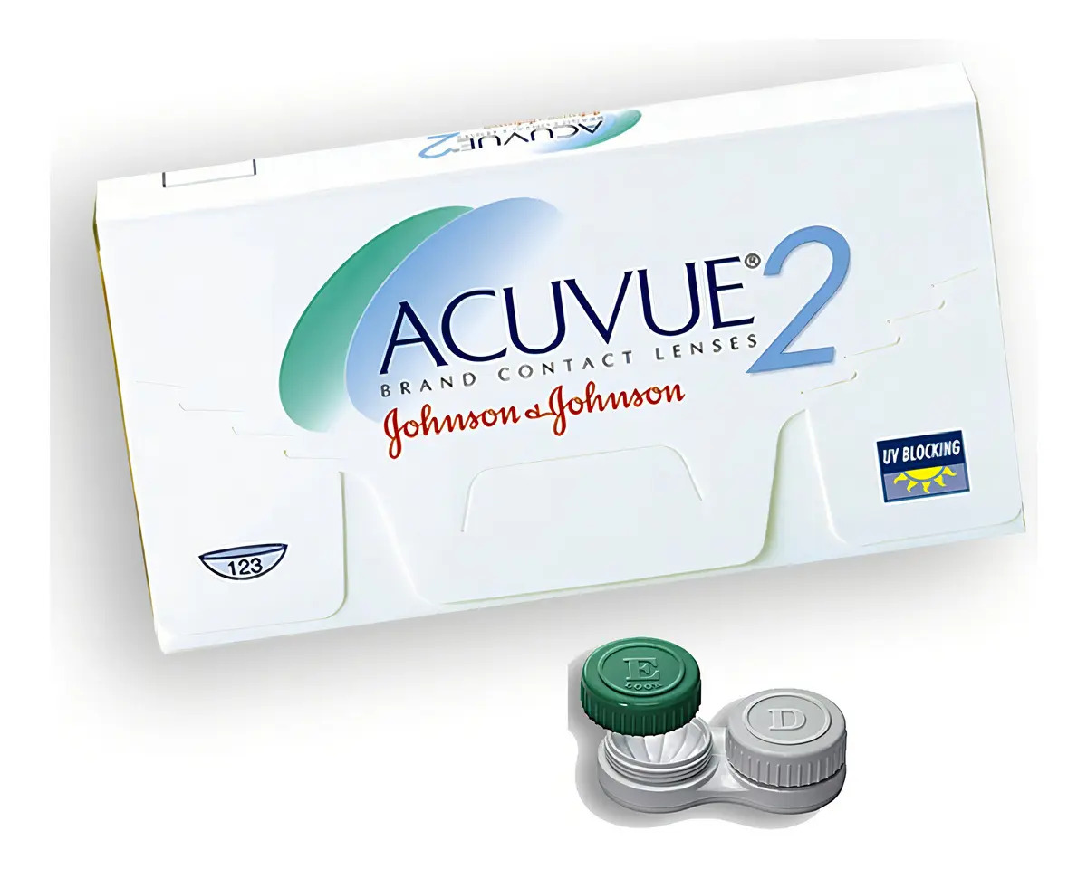 Lente De Contato Acuvue 2 + Rápida Grau Esférico -1,50 Miopia