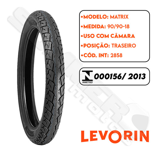 Par Pneu Yes125/gsr150/dk150 80-100-18 + 90-90-18 Levorin