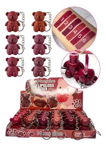 Labial Liquido Matte Osito 24hrs Mocallure Maquillaje