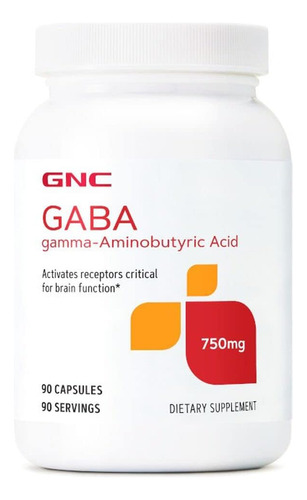 Suplemento Gnc Gaba 750mg Aminoáci - Unidad a $2066