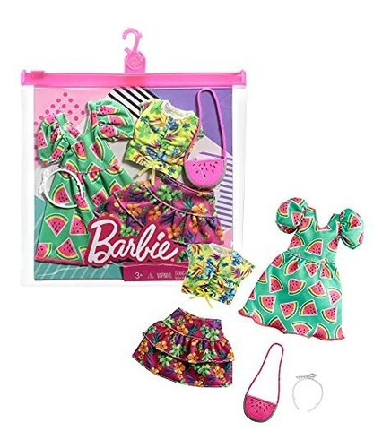 Barbie Fashions Juego De Ropa De 2 Paquetes, 2 Trajes De Muñ