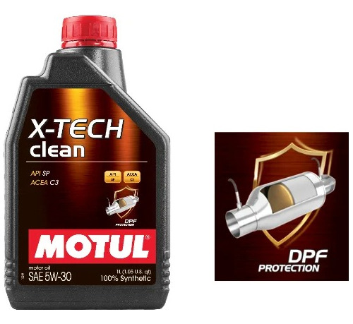 Óleo Motul X-tech Clean 5w30 4t Sintético 4 Lt Sp E Acea C3