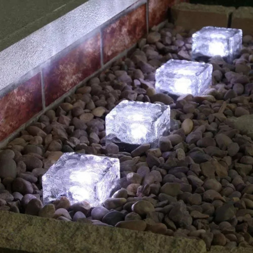 Lámpara De Ladrillo Enterrada Bajo Tierra, Luz Solar Led, Im