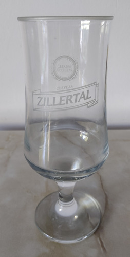 Copa De Vidrio Cerveza Zillertal (sello Cebadas Selectas)