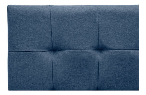 Cabecera Queen Size Dicasa Catania Azul Color Azul Marino