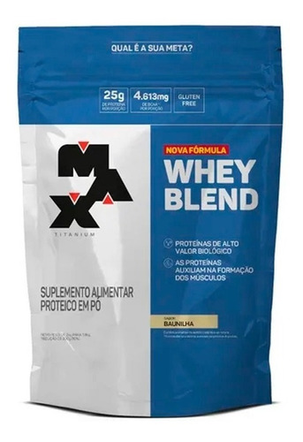 Whey Protein Blend Refil 900g - Max Titanium
