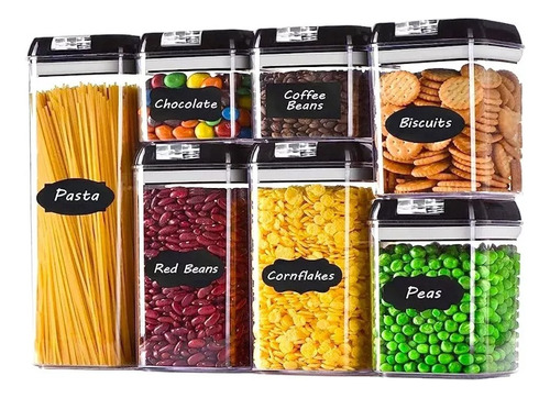 Envases Herméticos Cereales Alimentos Organizador Cocina