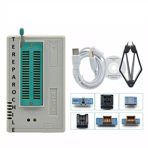 Programador Tl866 Tl866cs Minipro Eprom Flash 6 Adaptadores
