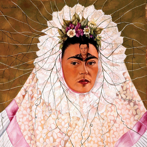 Cuadro Decorativo Canvas Diego Mi Pensamiento Frida 60*60cm