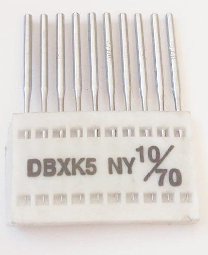 10 Agujas Para Bordadora Dbxk5 Ny 10/70 Ce Punta De Ceramica