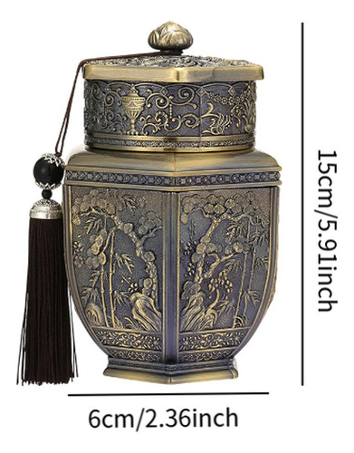 Yz Recipiente Para Té Suelto, Contenedor Para Té Oriental,