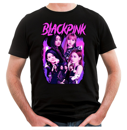 Remera Black Pink 02 (negra:) Ideas Mvd