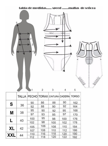 Malla Natación Speed Anticloro Traje De Baño Recortes Señora