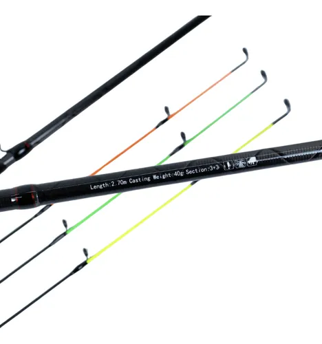 Caña Feeder Barra 2.70 Mts 3 Tramos Telescopica Redfish