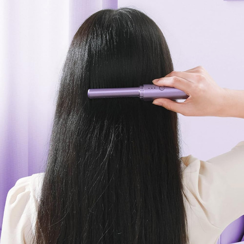 Mini Peine Alisador De Pelo Inalámbrico Portátil Recargable