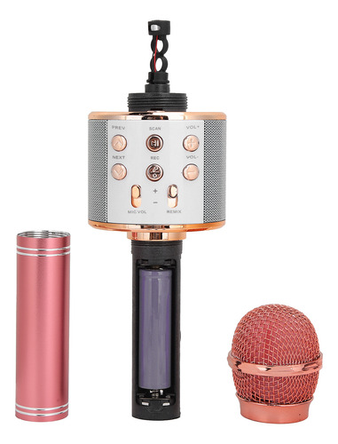 Micrófono De Mano, Altavoz Inalámbrico, Tecla Multifunción P