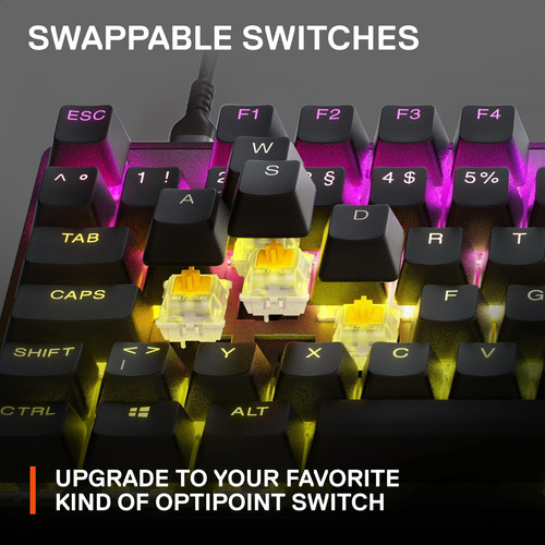 Steelseries Apex 9 Tkl - Teclado De Juego Mecánico - Interru