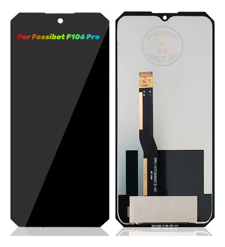P0m Pantalla Táctil Lcd Para Fossibot F106 Pro Black /