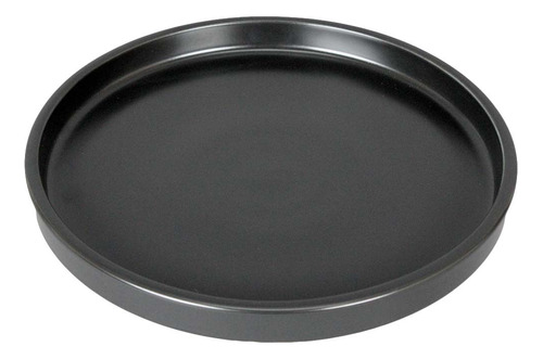 6 Platos Postre De Porcelana Mate Moderno 22.5 Cm Vencort Color Negro