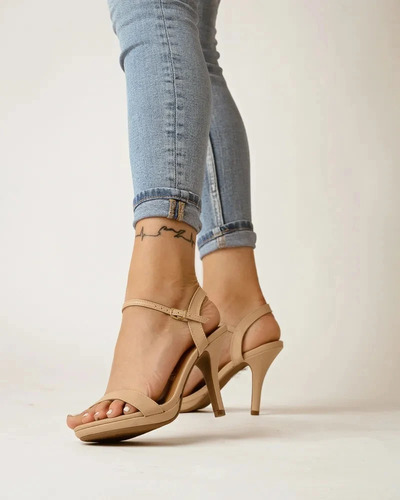 Sandalias Vizzano Mujer Taco Fino Fiesta Plantilla Confort