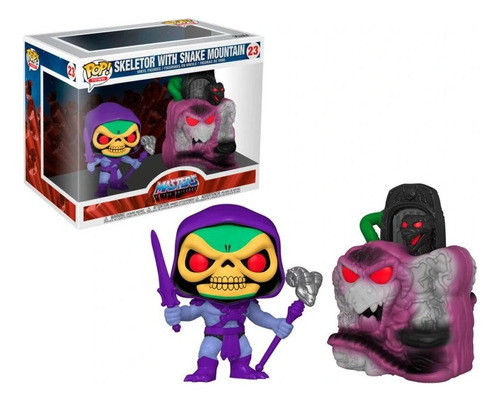 Figura de acción Skeletor With Snake Mountain de Funko POP! Town