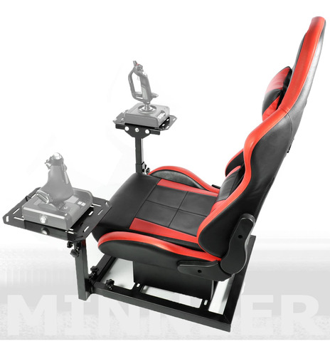 Minneer X52 Pc Cabina Simulador Vuelo Para Logitech X56 Pro