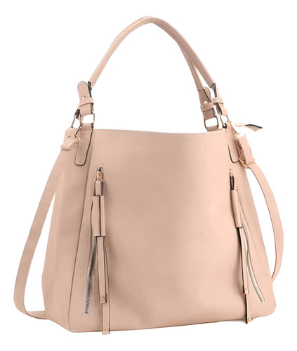 Cartera Pu Extra Large Con Correa Extraible La Chapelle Nude Lisa Oro Nude