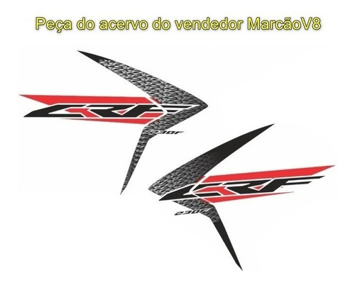 Adesivos Das Aletas Do Tanque Honda Crf230 2015 Em Diante