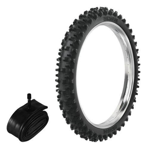 Kit Pneu Crf 230 90/90-21 54m Sr39 Rinaldi + Camara + Cinta