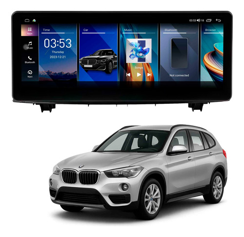 Multimídia Bmw X1 2016 A 2022 12.3p 6+64gb Octacore Carplay