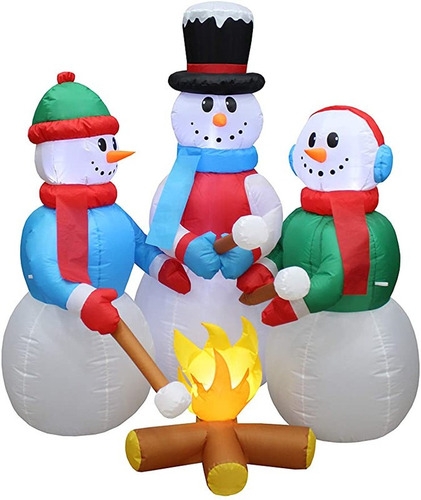 Muñecos De Nieve Inflables Inflable Navidad Inflable