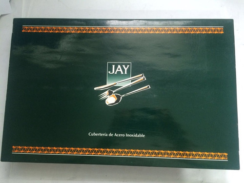 Imagen 3 de 3 de Cubiertos De Acero Inoxidable Marca Jay