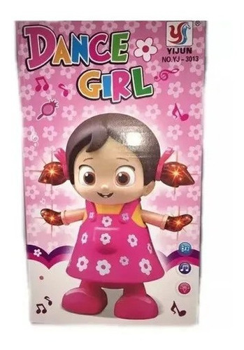Boneca Dance Girl Musical Dança E Com Luz Brinquedo Infantil