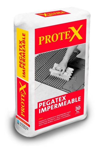 Protex Pegatex Impermeable Adhesivo Cerámicos X 30kg