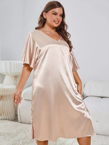 Camisones De Talla Grande Camisón Con Cuello En V