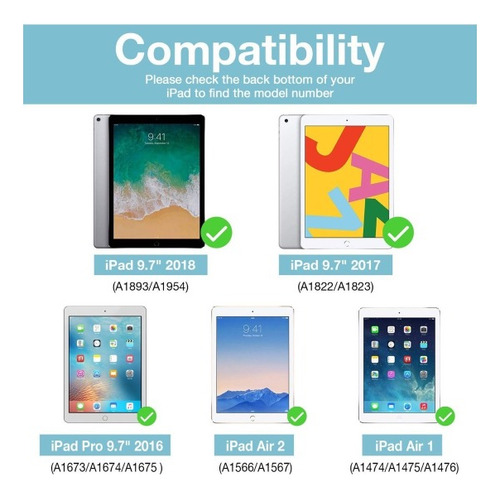 Mica De Vidrio Templado Para iPad 5/6ta Air1/2pro 9.7in, 2pz