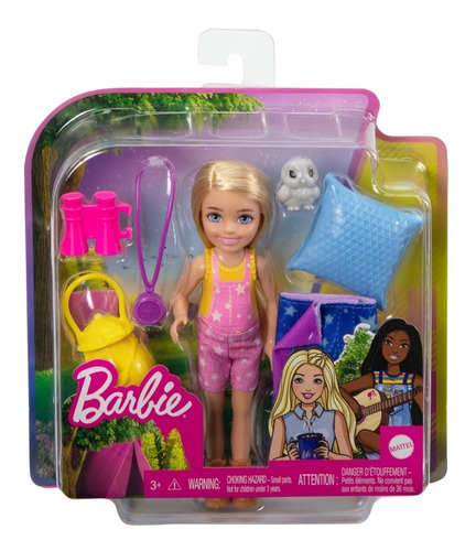 Barbie Chelsea Dia De Acampamento - Mattel Hdf77